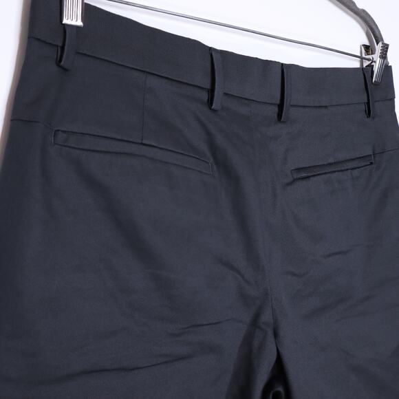 BANANA REPUBLIC Aiden Chino Shorts Black Cotton Slim Fit Casual Men's 33 - Picture 6 of 8